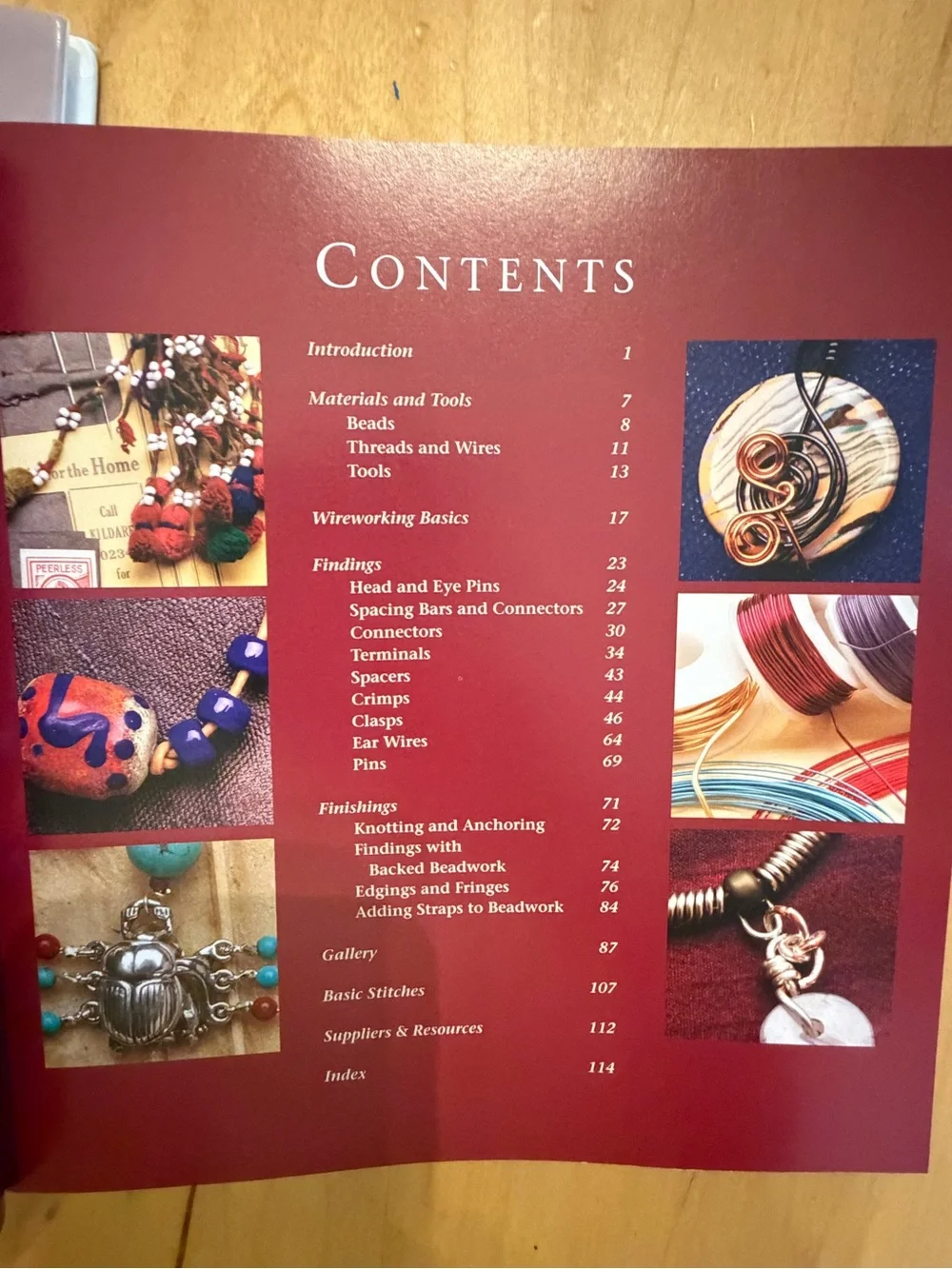 Beading Jewelry Making Book Lot Wire Jewelry Findings Finishings Beadwork 2 Book